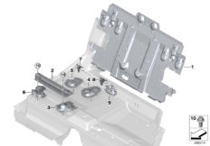 Перегородка багажного отделения для ROLLS-ROYCE RR11 Phantom N74L (схема запасных частей)