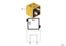 Соединительный разъем goldgelb для MOTO R21 R 1150 GS 00 (0415,0495) 0 (схема запасных частей)
