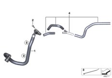 Шлангопровод для BMW K08 C 400 GT (0C06, 0C16) 0 (схема запасных частей)