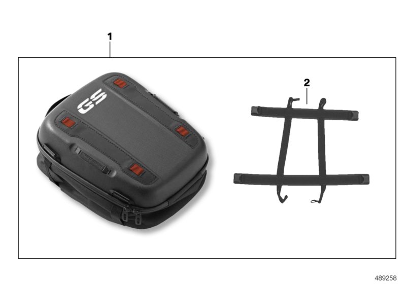 Прочие багажные системы для MOTO K81 F 850 GS (0B09, 0B19) 0 (схема запчастей)