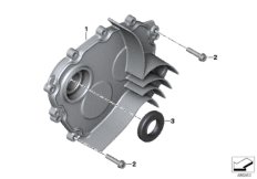 Крышка редуктора для MOTO K08 C 400 GT (0C06, 0C16) 0 (схема запасных частей)