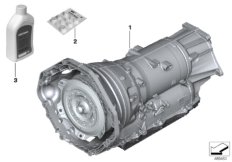 АКПП GA8HP76X - полноприводное т/с для BMW G16 M850iX N63B (схема запасных частей)