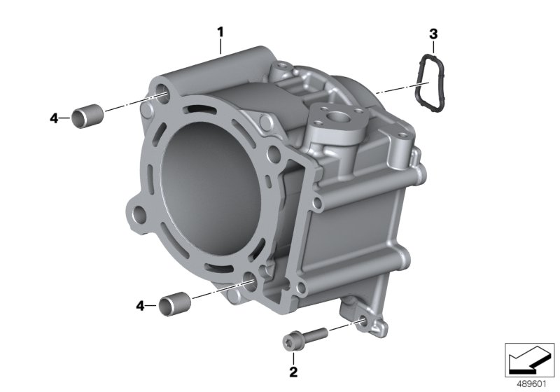 Цилиндр для MOTO K08 C 400 GT (0C06, 0C16) 0 (схема запчастей)