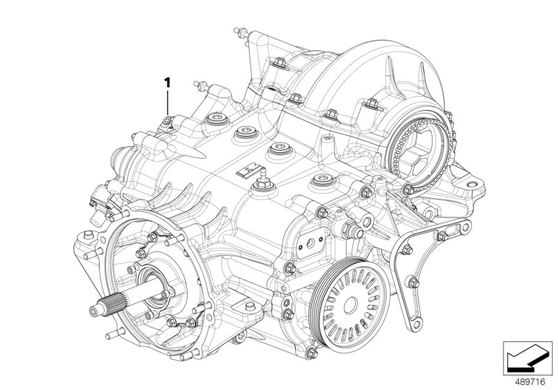 МКПП для BMW MOSP M6 GT3 P63 (схема запчастей)