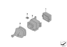 Детали корпуса предохранителя для MOTO R13 F 650 GS 00 (0172,0182) 0 (схема запасных частей)
