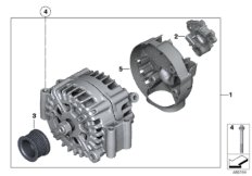 генератор для BMW G12 750Li N63R (схема запасных частей)
