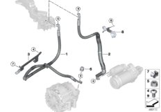 Провод стартера/провод генератора для BMW G12N 750LiX N63B (схема запасных частей)