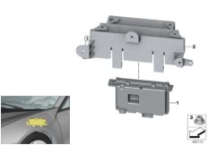 Блок управления KaFAS для BMW I15 i8 B38X (схема запасных частей)