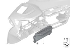 комбинация приборов для BMW G29 Z4 20i B48D (схема запасных частей)