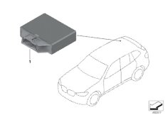 ЭБУ парковочного ассистента (PDC, PMA) для BMW G01 X3 20i 1.6 B48 (схема запасных частей)