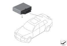 ЭБУ парковочного ассистента (PDC, PMA) для BMW RR31 Cullinan N74L (схема запасных частей)