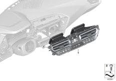 Панель управления кондиционера для BMW G29 Z4 M40i B58C (схема запасных частей)