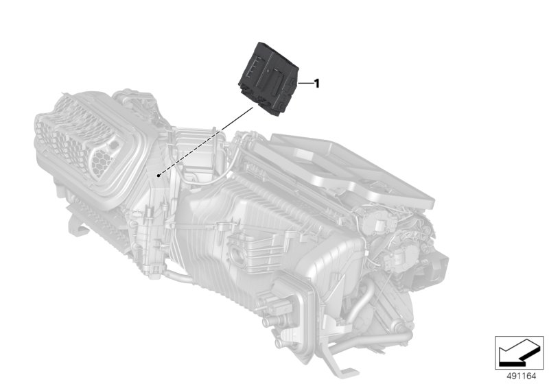 ЭБУ кондиционера для BMW G29 Z4 20i B48D (схема запчастей)
