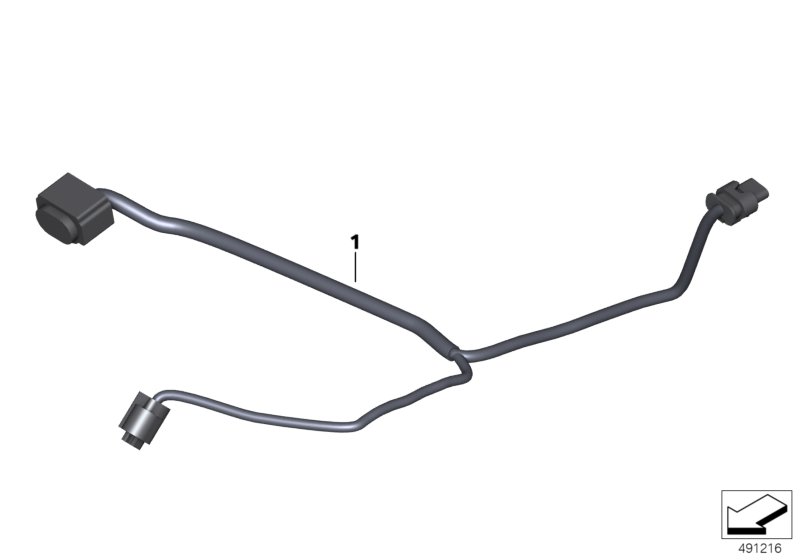 Провода кофра для BMW K61 K 1600 Bagger (0F51, 0F53) 0 (схема запчастей)
