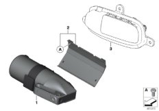 Элементы внутреннего оснащения для BMW RR4 Ghost N74R (схема запасных частей)