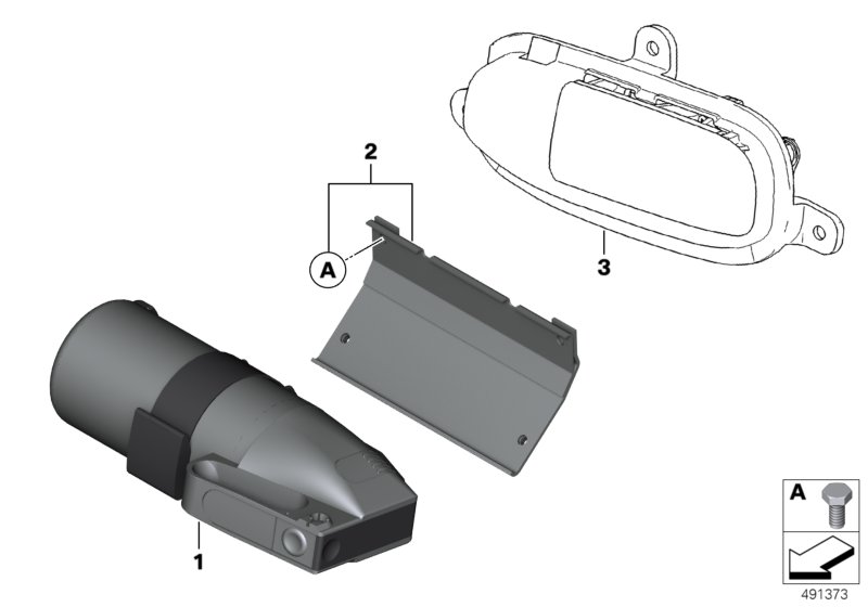 Элементы внутреннего оснащения для BMW RR6 Dawn N74R (схема запчастей)