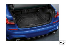 Фасонный коврик багажного отделения для BMW G20 330dX B57 (схема запасных частей)