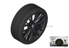 Spike/SC колесо в сб.зим. диз. 786M-19" для BMW G15 M850iX N63B (схема запасных частей)
