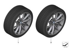 Spike/SC колесо в сб.зим. диз. 768-17" для BMW G29 Z4 20i B46D (схема запасных частей)