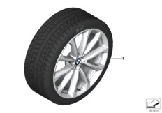Spike/SC колесо в сб.зим. диз. 750-20" для BMW G07 X7 40iX B58C (схема запасных частей)