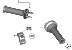 Ручки обогреваемые для MOTO K46 S 1000 RR 15 (0D10,0D21) 0 (схема запасных частей)