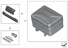Верхний контейнер для багажа для BMW K80 F 750 GS (0B08, 0B18) 0 (схема запасных частей)