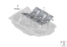 Блок цилиндров/дополнительные элементы для BMW F33N 430iX B48 (схема запасных частей)
