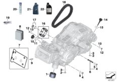 ТО по регл.Oelservice / Inspektion для BMW K18 C 650 Sport 16 (0C04, 0C14) 0 (схема запасных частей)