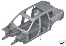 Каркас кузова для ROLLS-ROYCE RR31 Cullinan N74L (схема запасных частей)