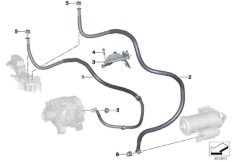Провод стартера/провод генератора для BMW G29 Z4 30i B48D (схема запасных частей)