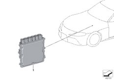 Базовый ЭБУ DME 86T0 для BMW F97 X3 M S58 (схема запасных частей)