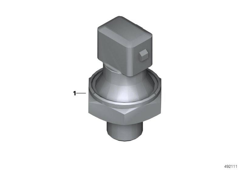 Выключатель индикатора давления масла для MOTO K40 K 1300 S (0508,0509) 0 (схема запчастей)