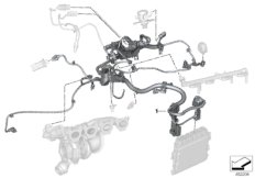 Жгут проводов двигателя модуль двиг.2 для BMW G29 Z4 20i B48D (схема запасных частей)