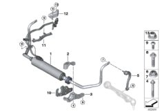 Стабилизатор Пд/Dynamic Drive для BMW RR12 Phantom EWB N74L (схема запасных частей)