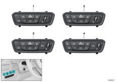 Блок управления освещением для BMW G07 X7 M50dX B57S (схема запасных частей)