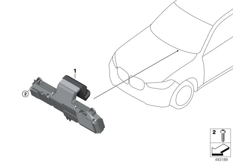 Driver Camera System для BMW G21 318d B47B (схема запчастей)
