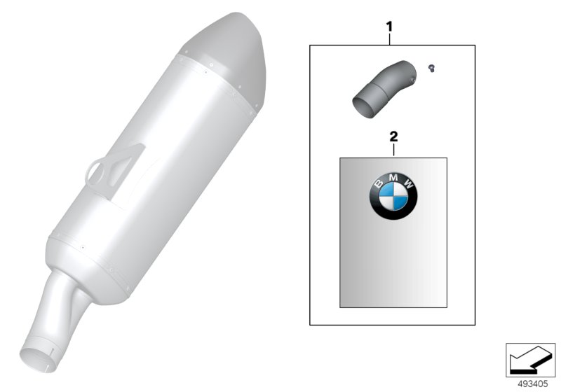 Вставка глушителя для BMW K50 R 1200 GS (0A01, 0A11) 0 (схема запчастей)