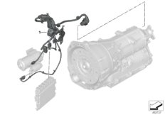 Жгут проводов двигатель/модуль КПП для BMW G20 330iX B46D (схема запасных частей)