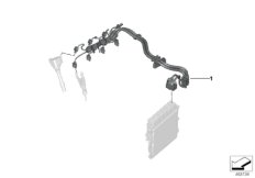 Жгут проводов форсунки / зажигание для BMW G21 330iX B48D (схема запасных частей)