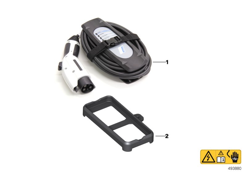 Станд.зар.кабель/зарядный кабель Mode 2 для MINI F60 Cooper SE ALL4 B38X (схема запчастей)