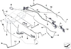 Различные дополнит.комплекты проводов для BMW F31N 320iX B48 (схема запасных частей)