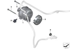 генератор для BMW F56 One B38B (схема запасных частей)