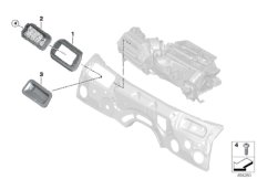 Впускной воздуховод моторного отсека для BMW G20 M340i B58D (схема запасных частей)