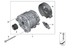 генератор для BMW G01 X3 25dX (TX51) B47 (схема запасных частей)