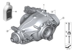 редуктор главной передачи для BMW G05 X5 50iX N63M (схема запасных частей)