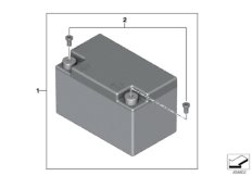 Дооснащение литий-ионной АКБ для MOTO K51 R 1250 GS Adv. (0J51, 0J53) 0 (схема запасных частей)