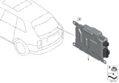 Модуль зарядки АКБ / BCU150 для BMW RR31 Cullinan N74L (схема запасных частей)