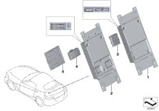 ЭБУ телематических услуг для BMW G29 Z4 M40i B58C (схема запасных частей)