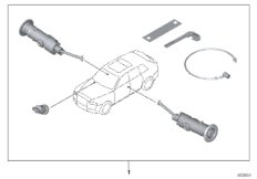 Одновременное запирание / ключ для ROLLS-ROYCE RR31 Cullinan N74L (схема запасных частей)