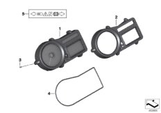 комбинация приборов для MOTO K25H HP2 Enduro (0369,0389) 0 (схема запасных частей)